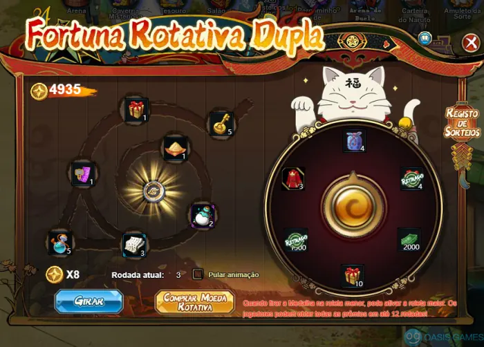 Imagem ilustrativa do evento Fortuna Rotativa Dupla