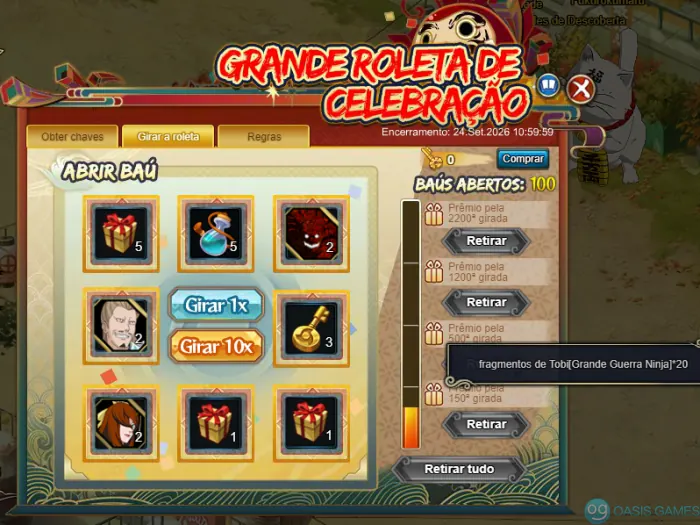 Imagem ilustrativa do evento Grande Roleta de Celebração