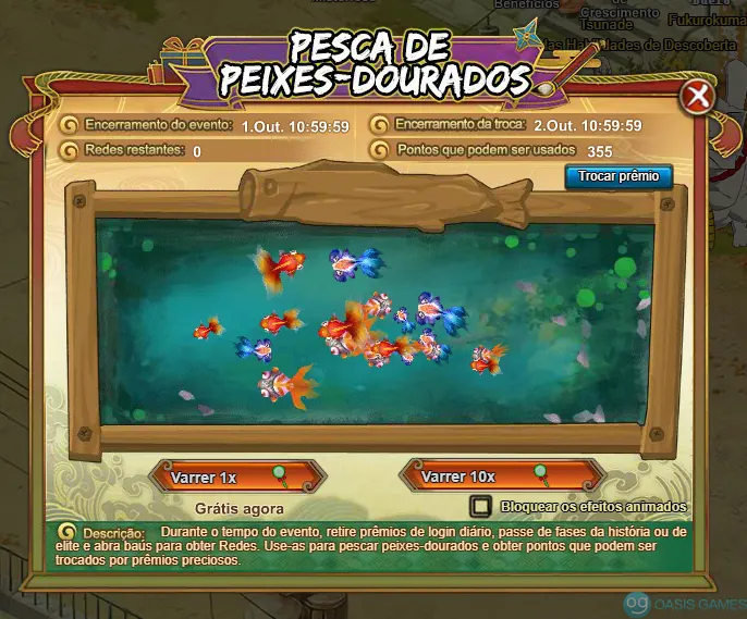Imagem ilustrativa do evento Pesca de Peixes-dourados