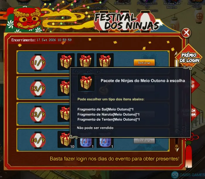 Imagem ilustrativa do evento Festival dos Ninjas