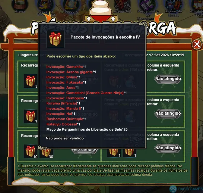 Imagem ilustrativa do evento Prêmios de Recarga