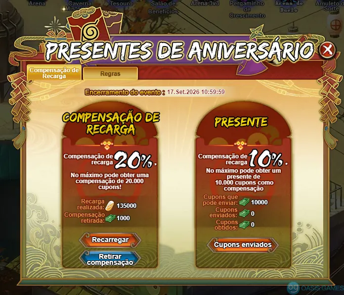 Imagem ilustrativa do evento Presentes de Aniversário
