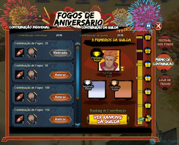 Imagem ilustrativa do evento Fogos de Aniversário