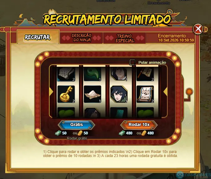 Imagem ilustrativa do evento Recrutamento Limitado